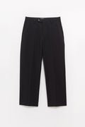 MFPEN BLACK WOOL STUDY TROUSER