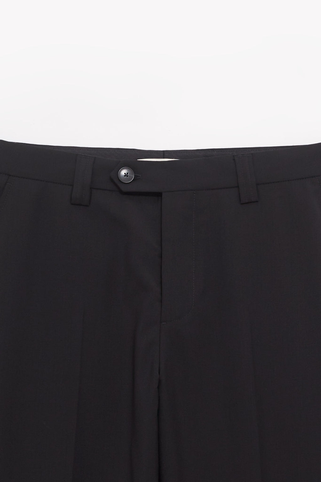 MFPEN BLACK WOOL STUDY TROUSER