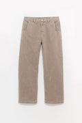 MFPEN BRUSHED MUDSTONE STRAIGHT CUT JEANS