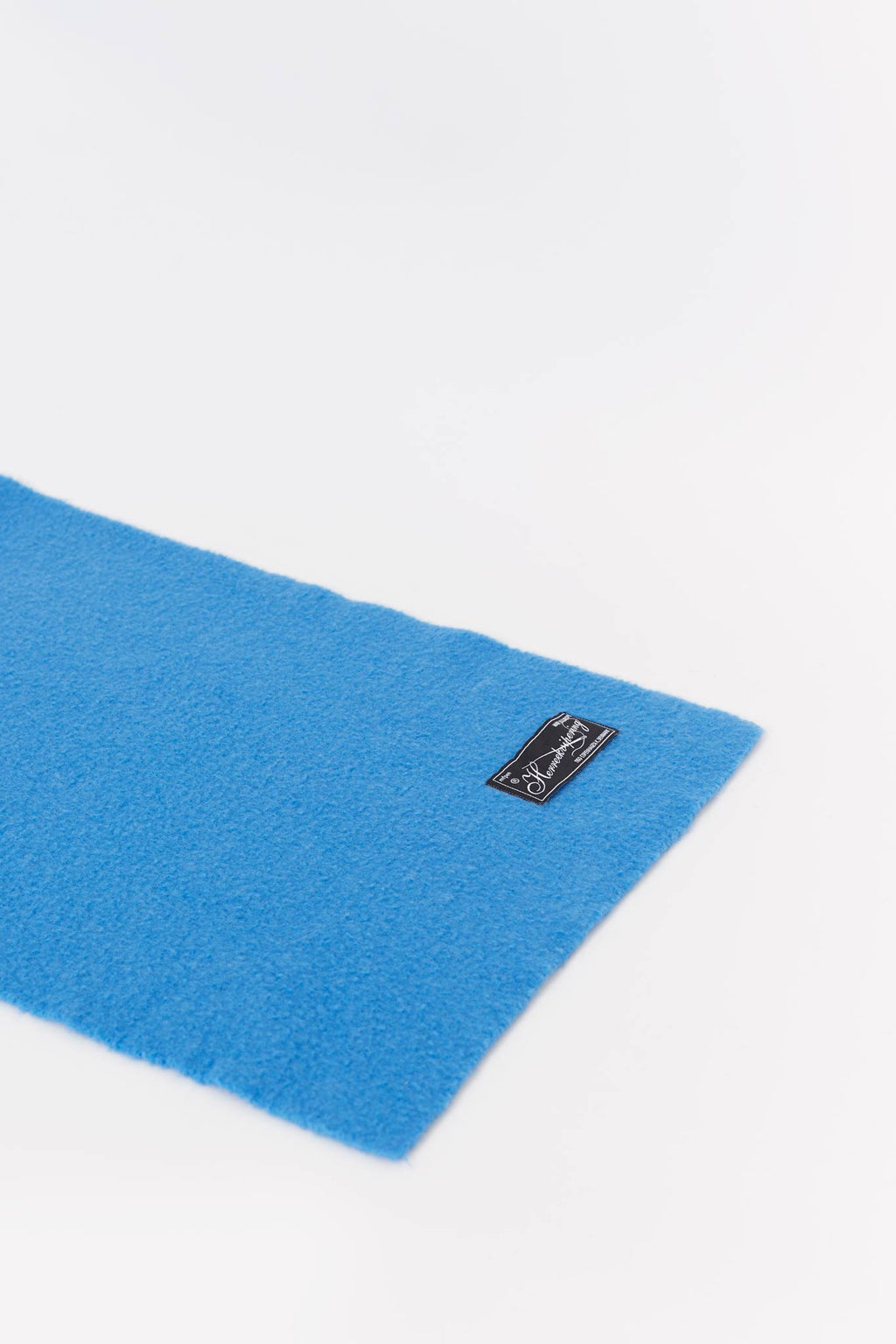MFPEN BRIGHT BLUE WOOL SCARF