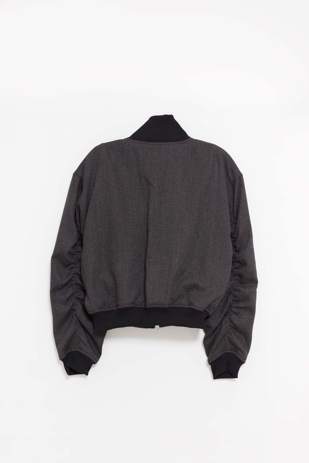 MFPEN BROWN MELANGE STRIPE BLOUSON JACKET