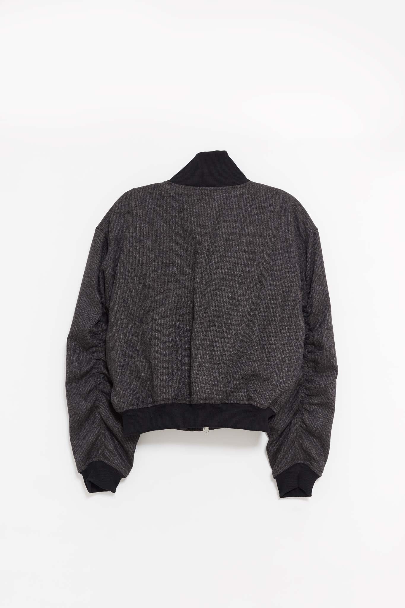 MFPEN BROWN MELANGE STRIPE BLOUSON JACKET