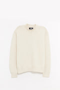 STUSSY NATURAL TONAL MOCK NECK SWEATER