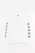STUSSY WHITE SPEEDWAY LS T SHIRT