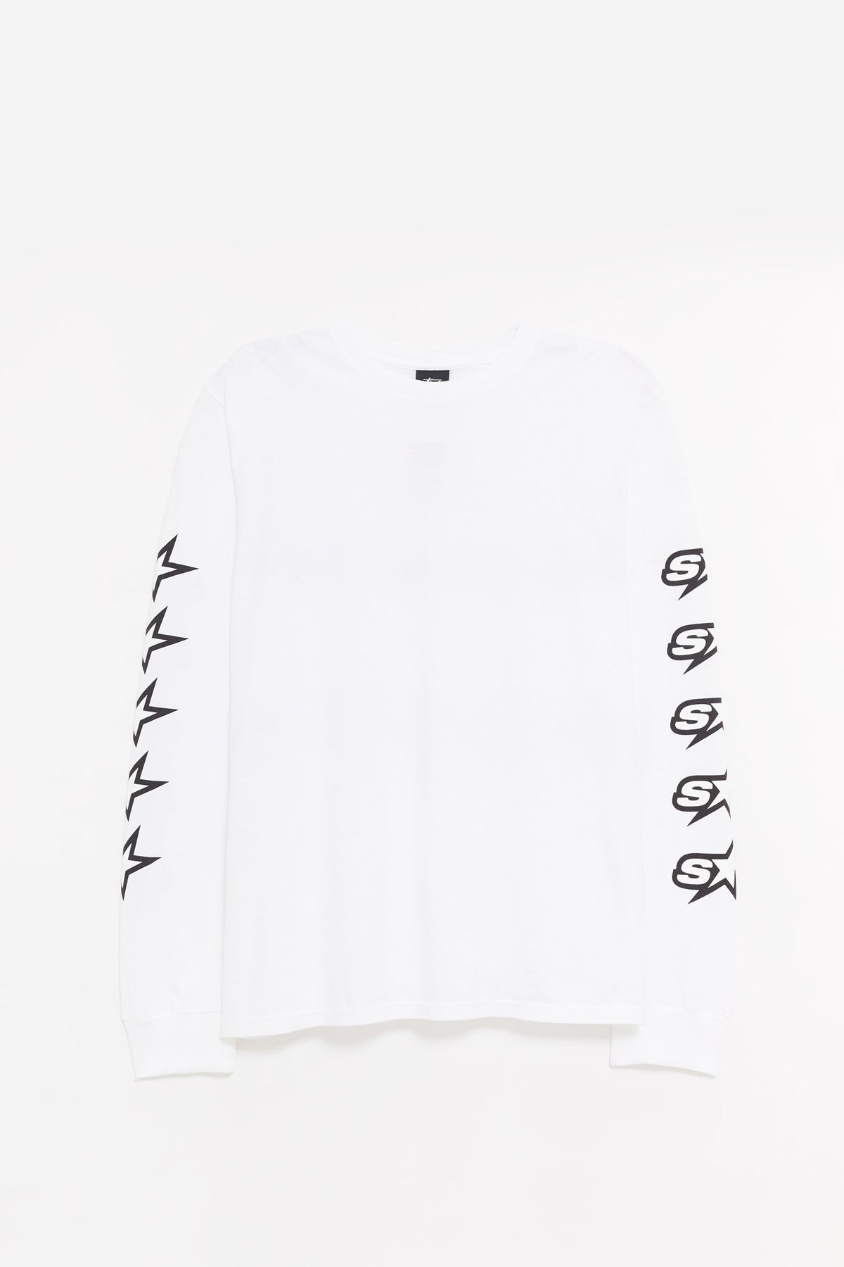 STUSSY WHITE SPEEDWAY LS T SHIRT