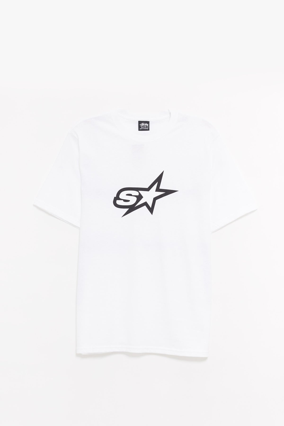 STUSSY WHITE SPEEDWAY T SHIRT