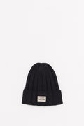 STUSSY BLACK WORKWEAR CUFF BEANIE