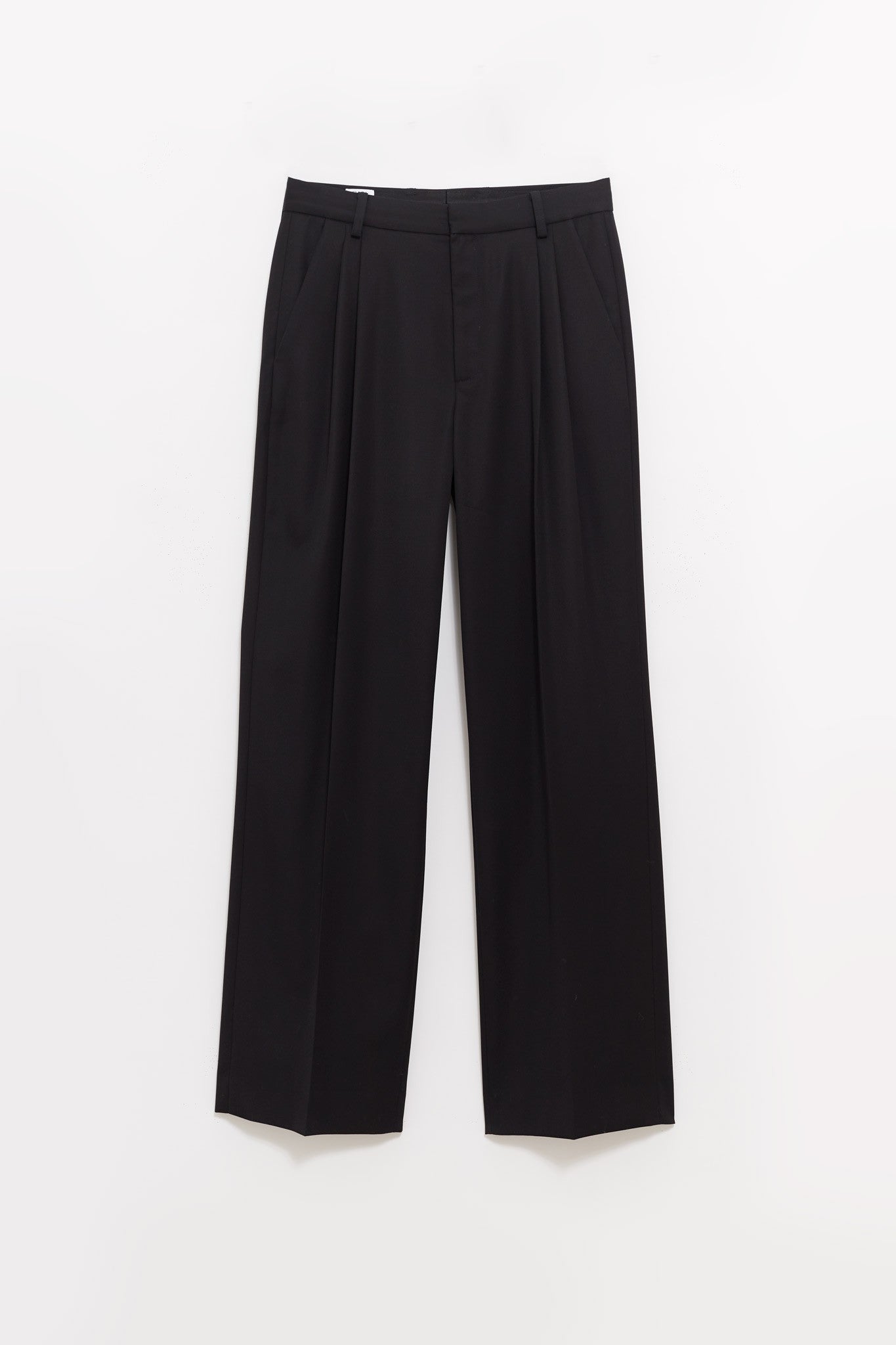 CASABLANCA BLACK PLEAT TROUSER