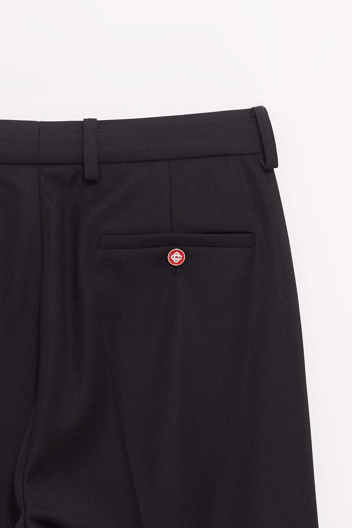 CASABLANCA BLACK PLEAT TROUSER