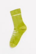 SATISFY TIE DYE GRENOBLE GREEN MERINO NYLON TUBE SOCKS