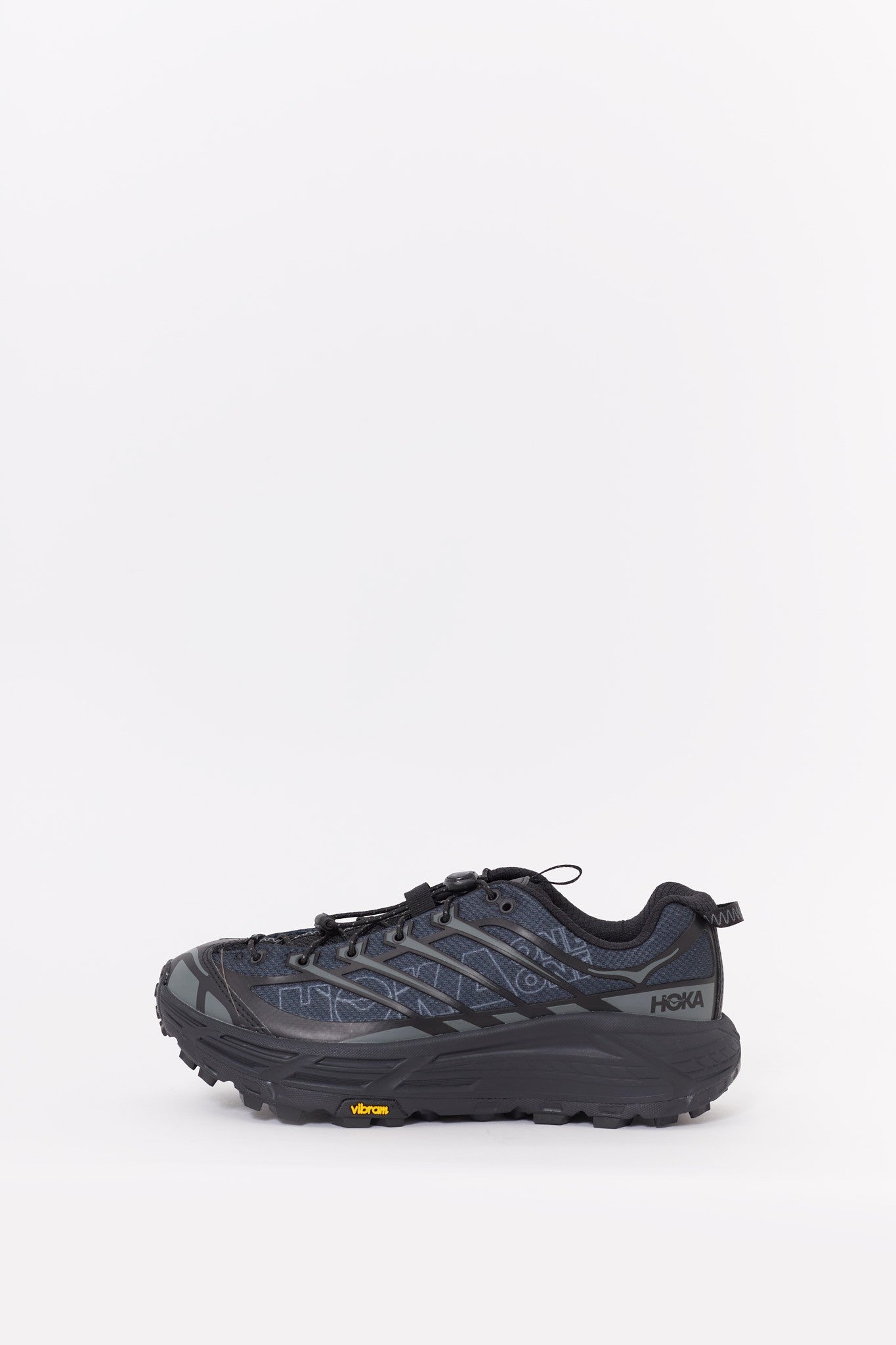 HOKA BLACK U MAFATE THREE2 WORDM SNEAKERS