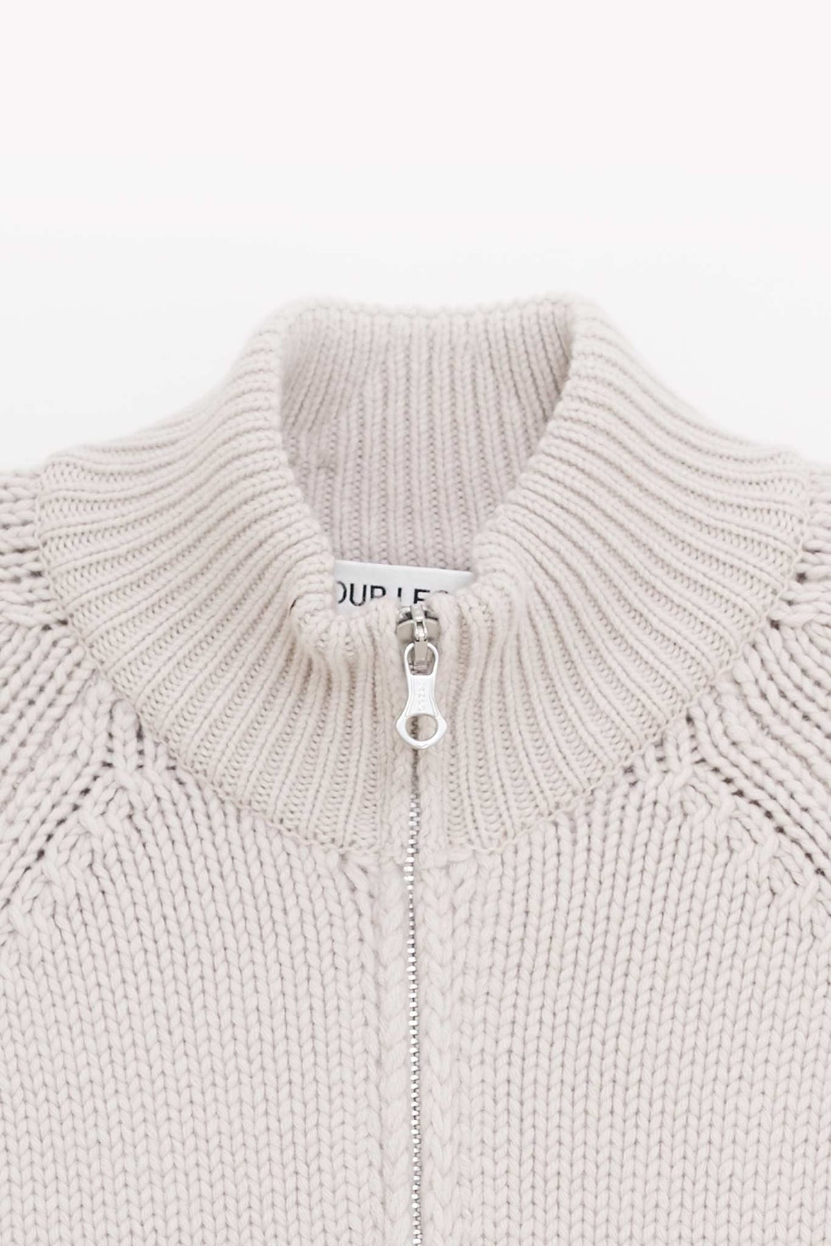 OUR LEGACY BONE LOW ULTRA ZIP CARDIGAN JACKET