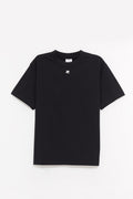 COURREGES BLACK OVERSIZED T SHIRT