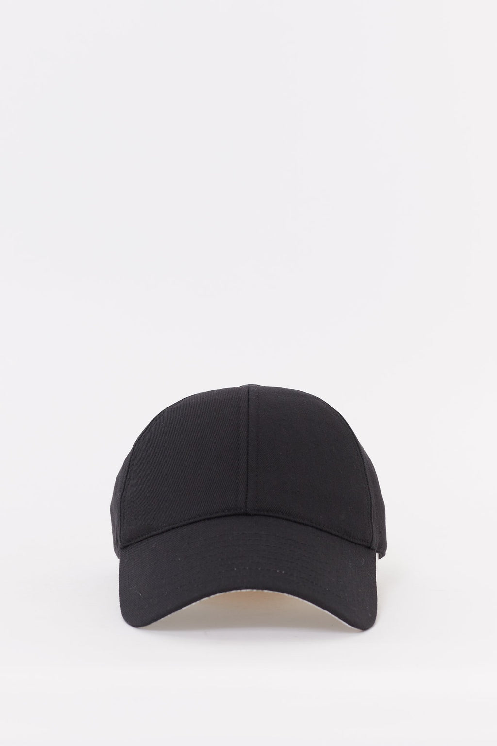 COURREGES BLACK EMBROIDERED CAP