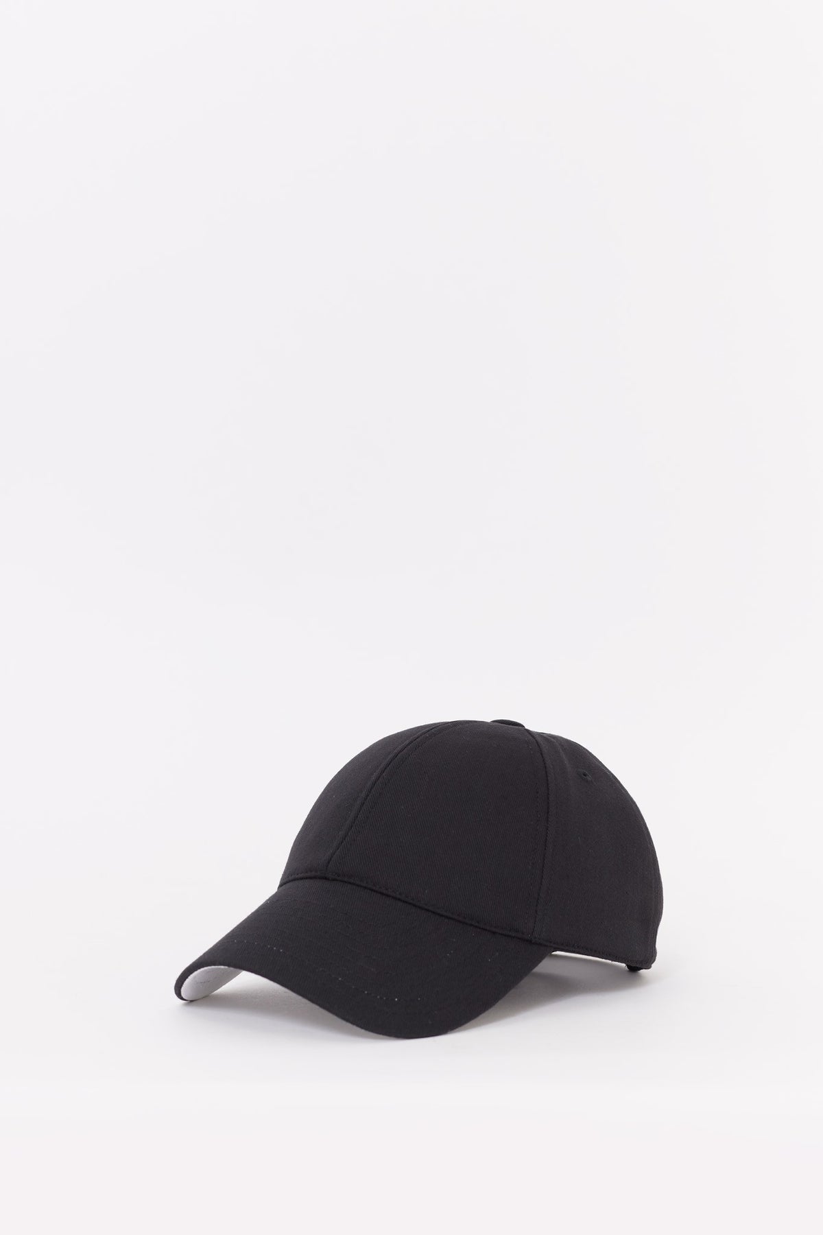 COURREGES BLACK EMBROIDERED CAP
