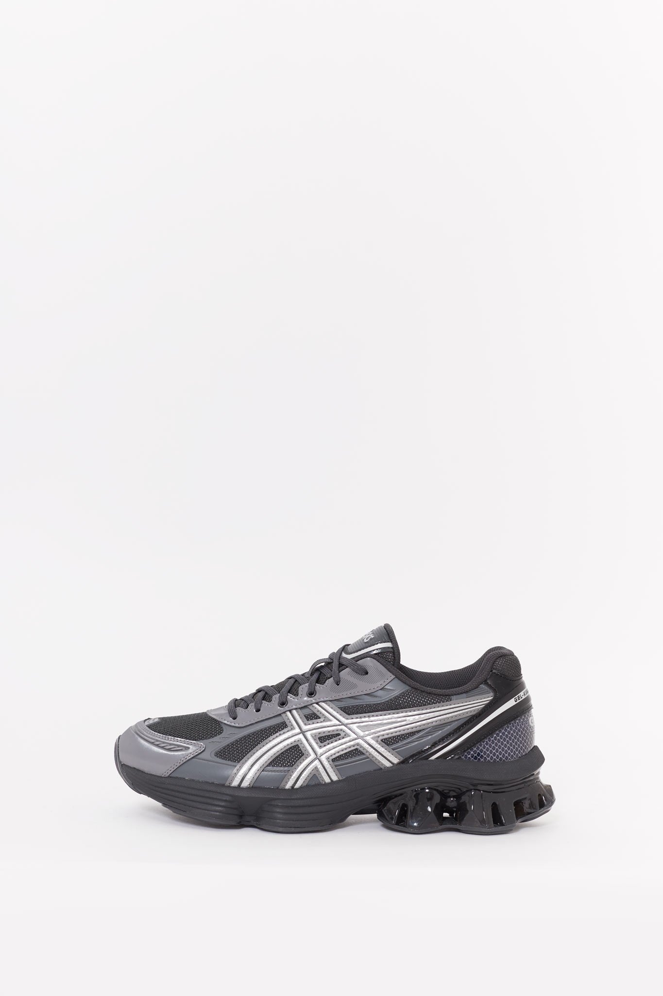 ASICS GRAPHITE GREY GEL KINETIC FLUENT SNEAKERS