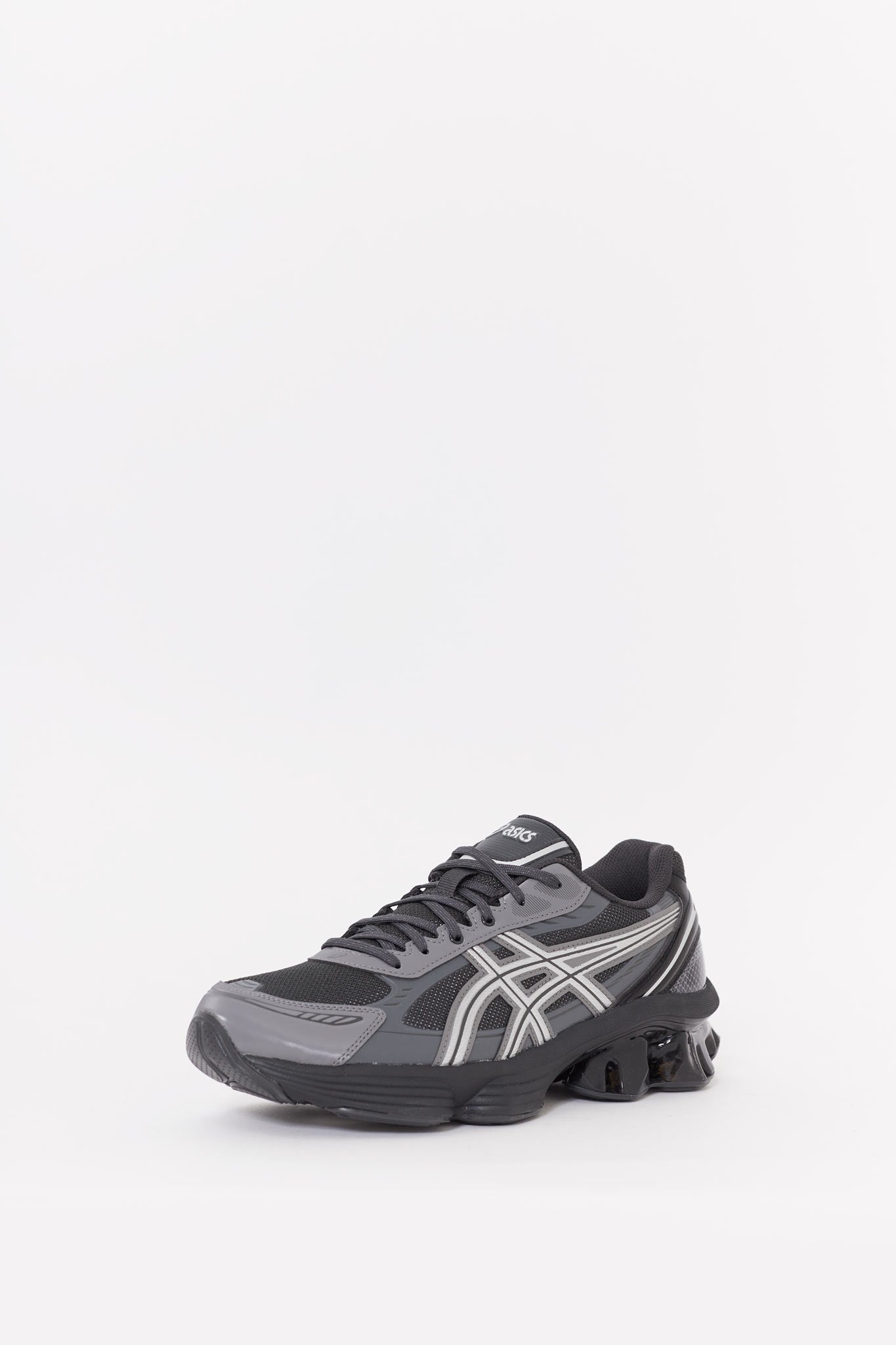 ASICS GRAPHITE GREY GEL KINETIC FLUENT SNEAKERS