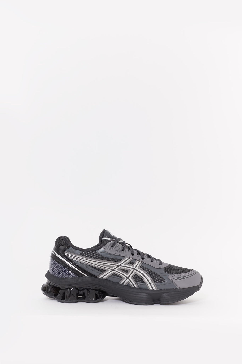ASICS GRAPHITE GREY GEL KINETIC FLUENT SNEAKERS