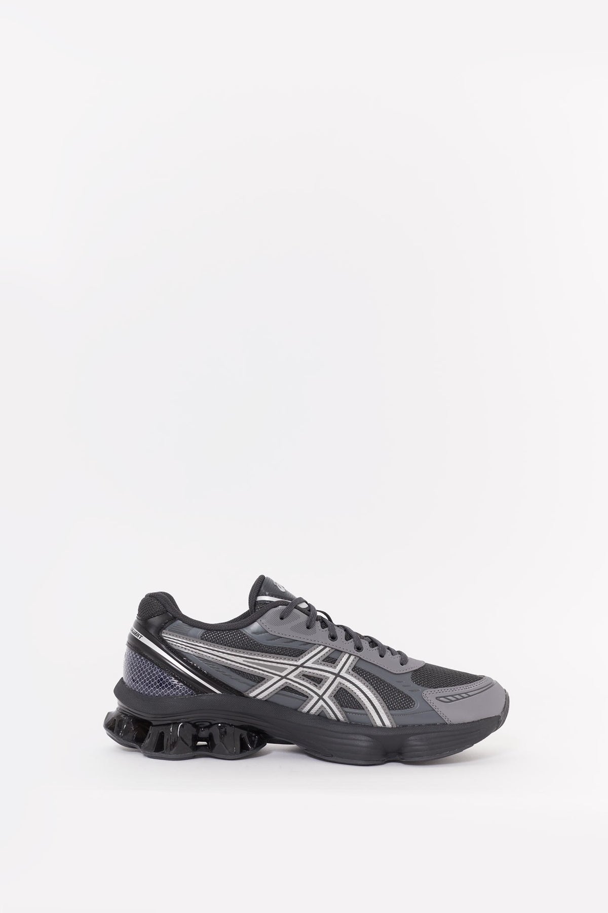 ASICS GRAPHITE GREY GEL KINETIC FLUENT SNEAKERS