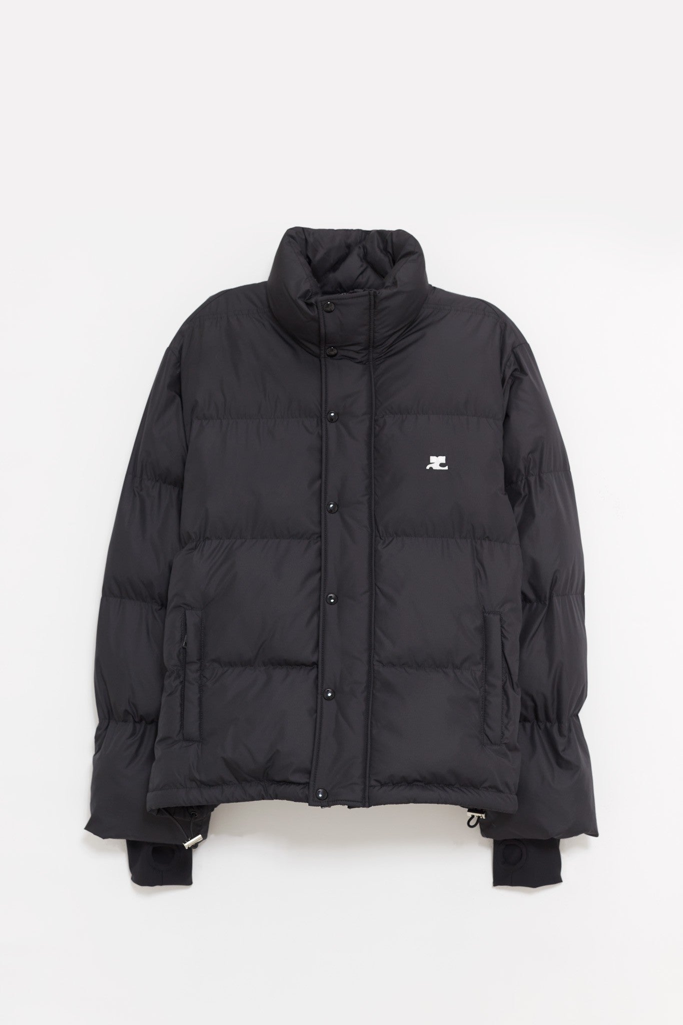 COURREGES BLACK PUFFER JACKET