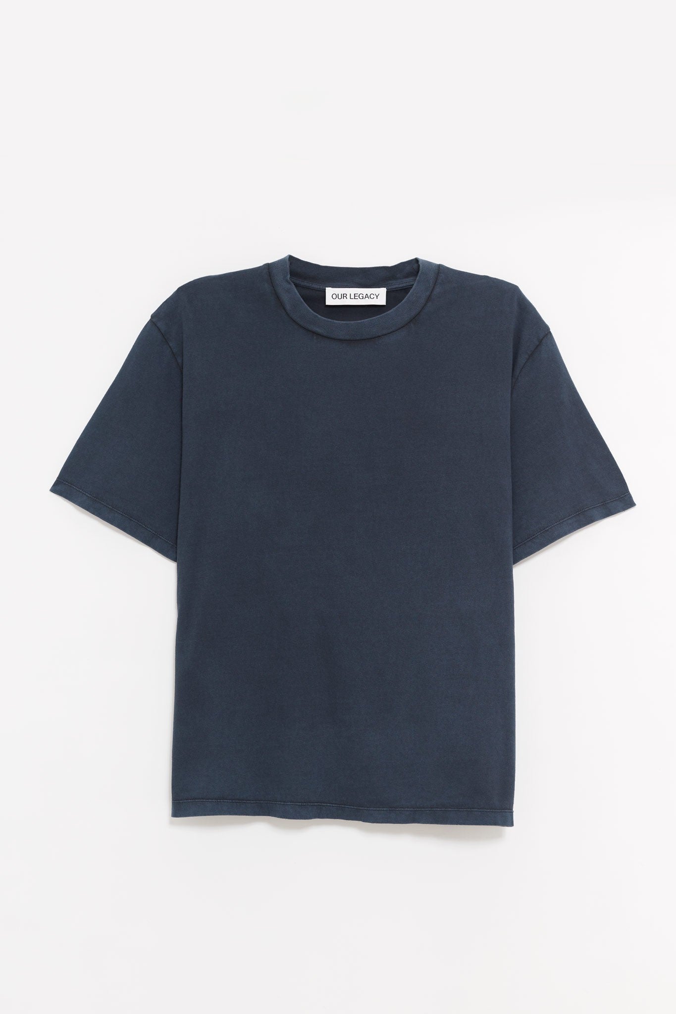 OUR LEGACY WORN BLUE BOX T SHIRT