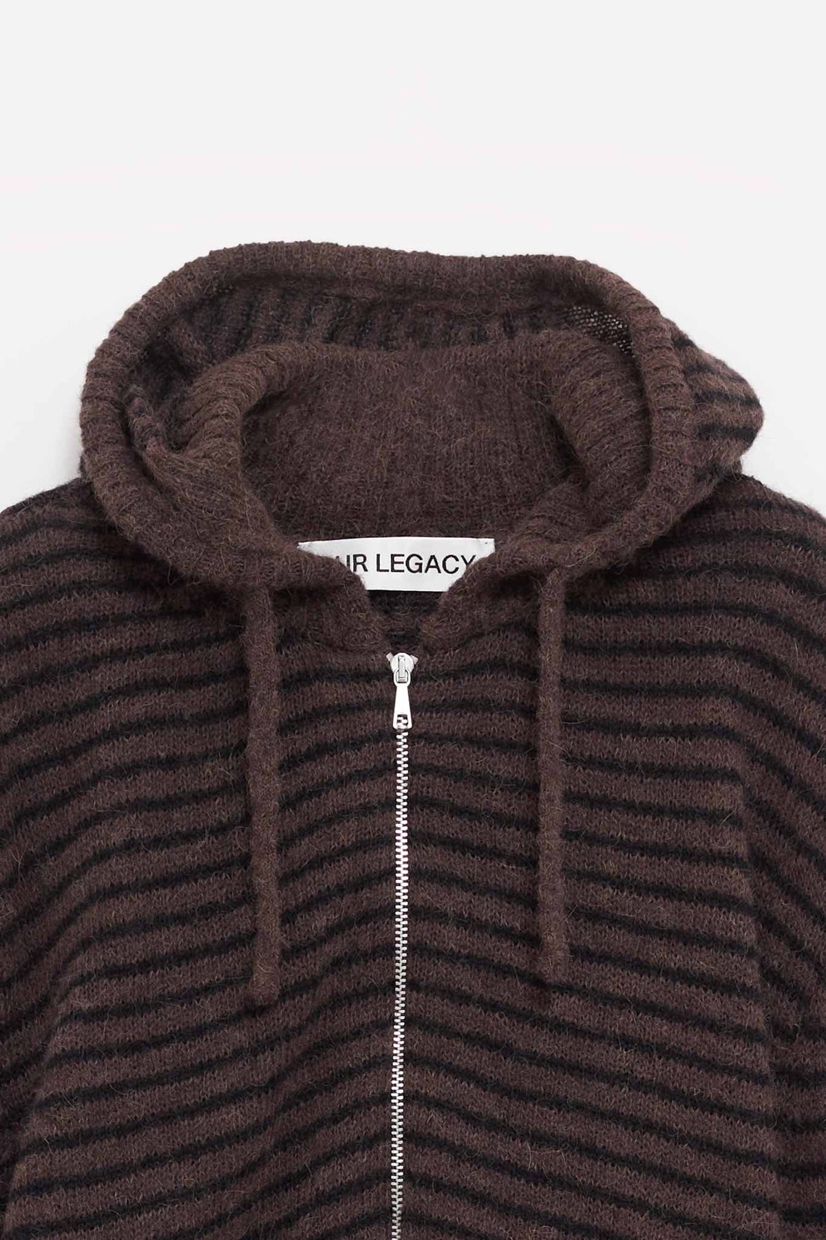 OUR LEGACY DIRT STRIPE COMPACT HOOD JACKET