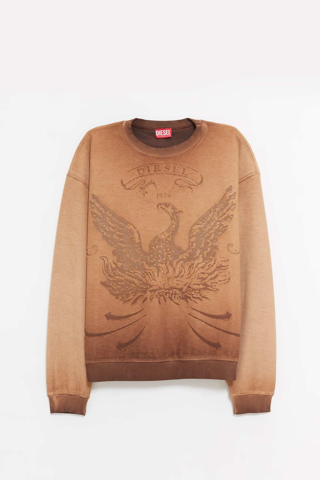 DIESEL BROWN S ARON SWEATSHIRT