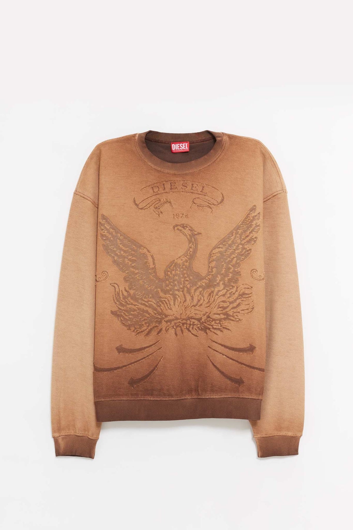 DIESEL BROWN S ARON SWEATSHIRT