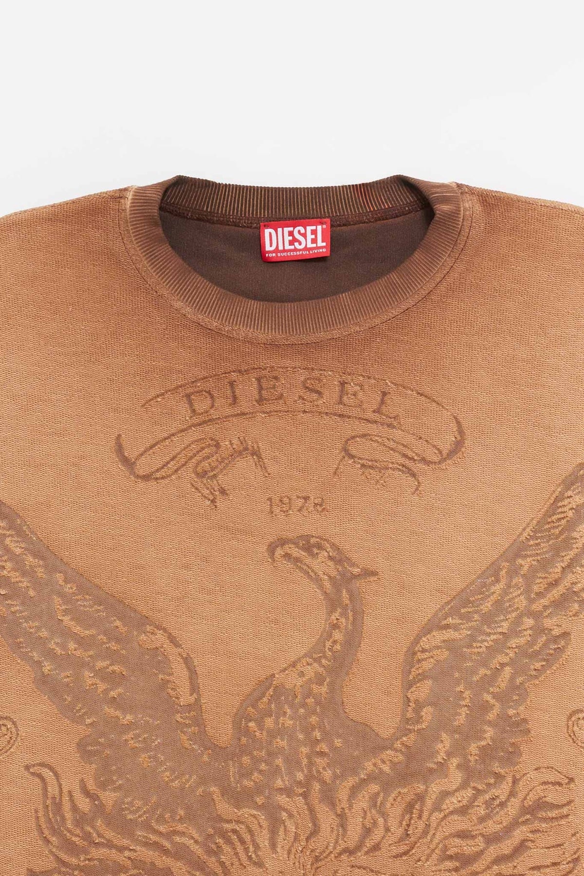 DIESEL BROWN S ARON SWEATSHIRT