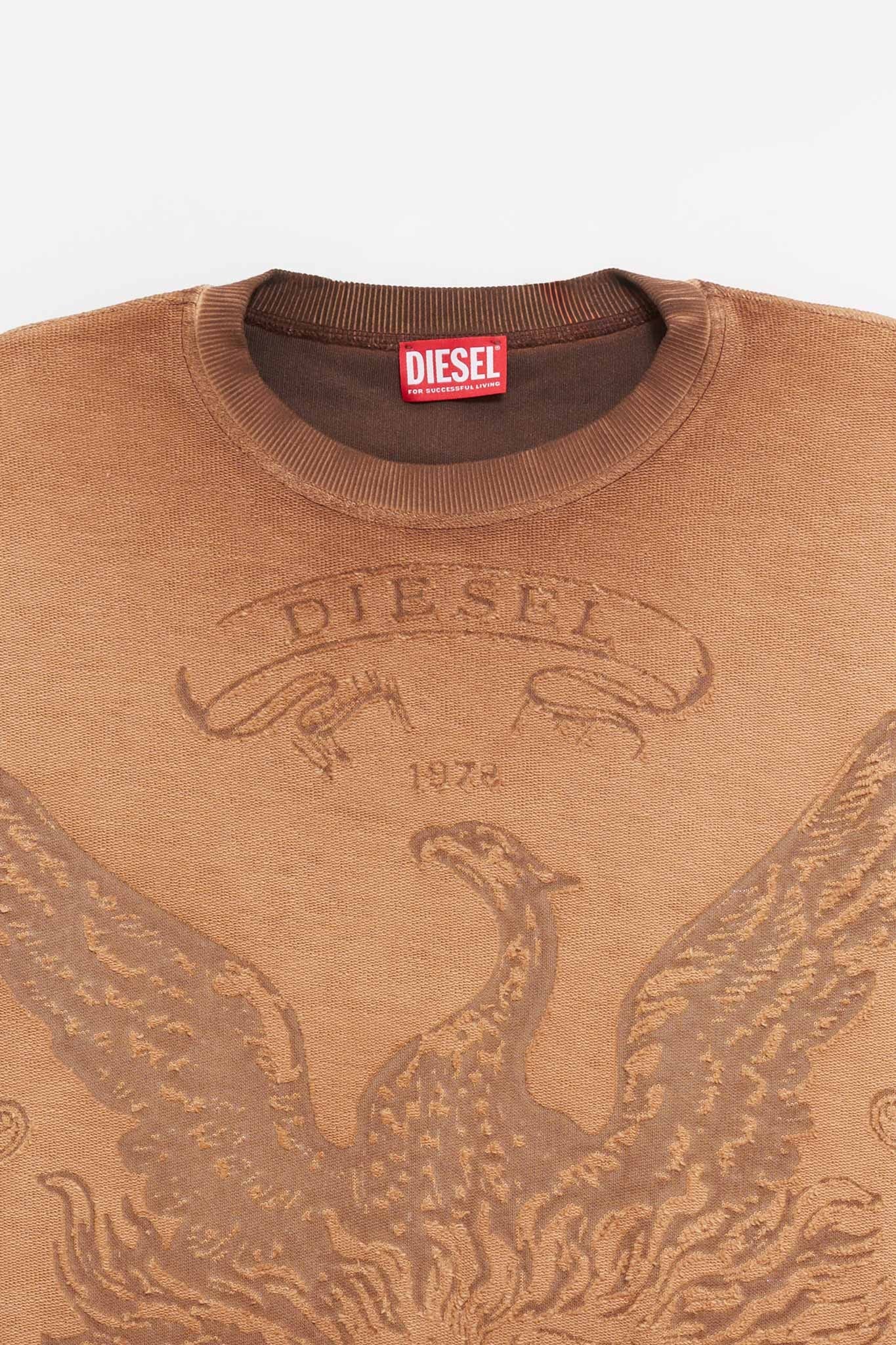 DIESEL BROWN S ARON SWEATSHIRT