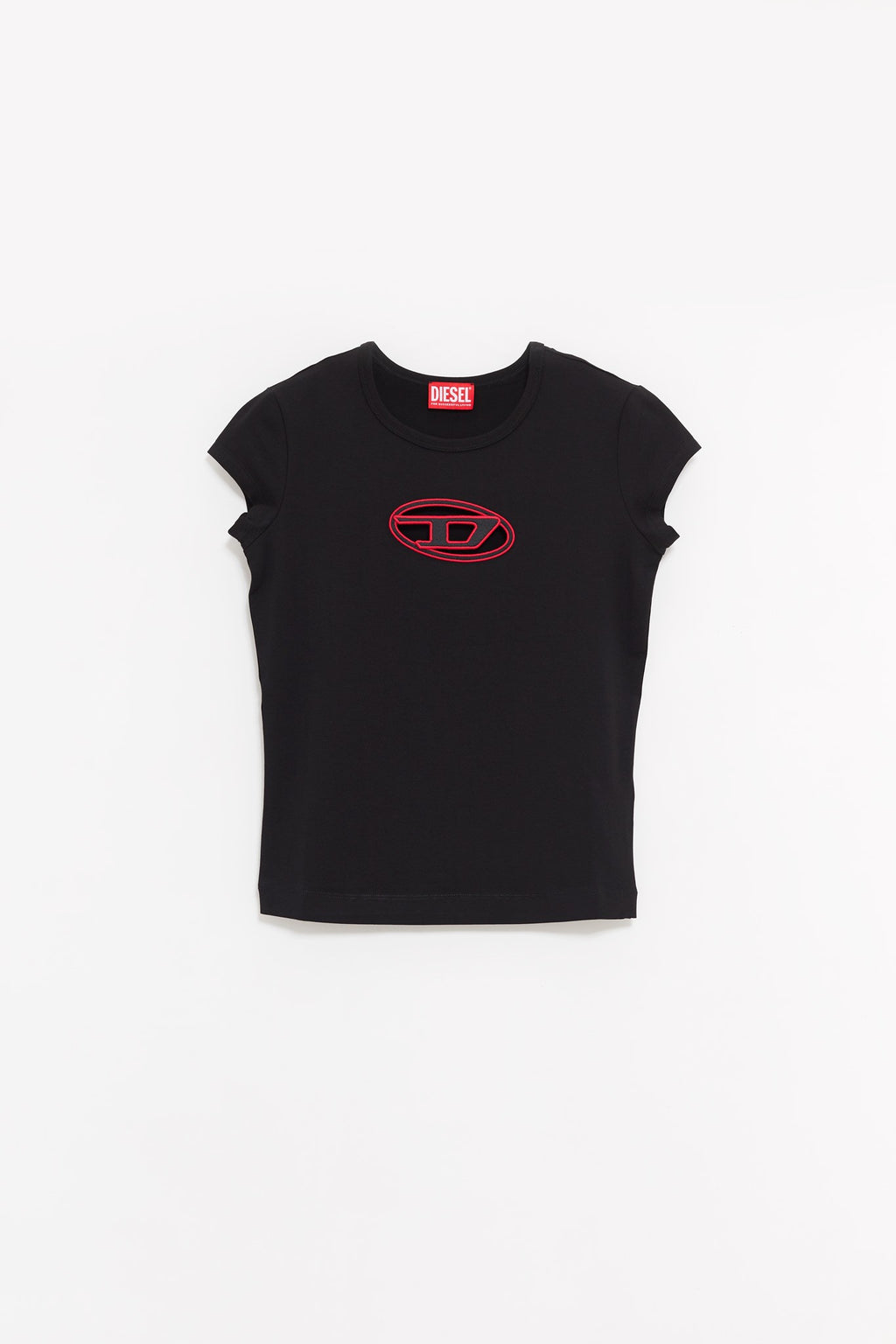 DIESEL BLACK RED T ANGIE T SHIRT
