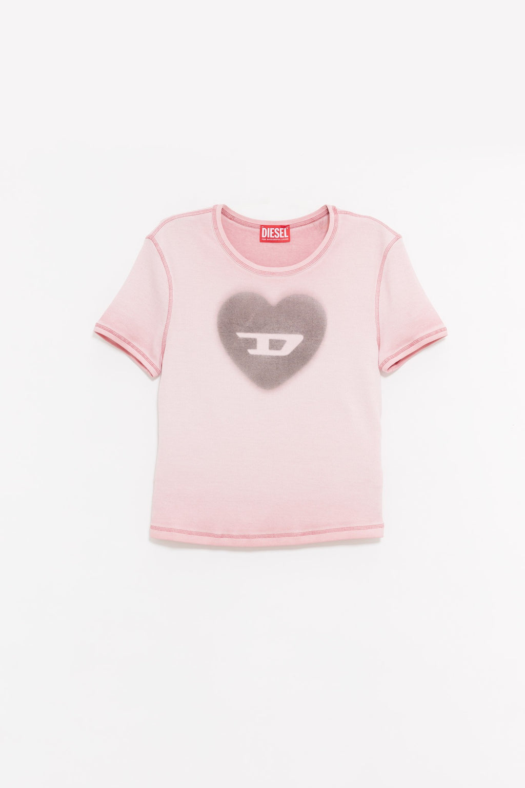 DIESEL PINK T ELE T SHIRT