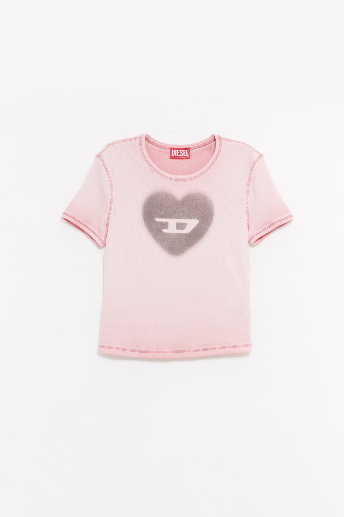 DIESEL PINK T ELE T SHIRT