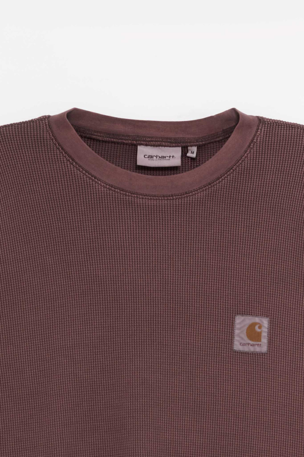CARHARTT WIP PALISANDER L S VISTA WAFFLE T SHIRT
