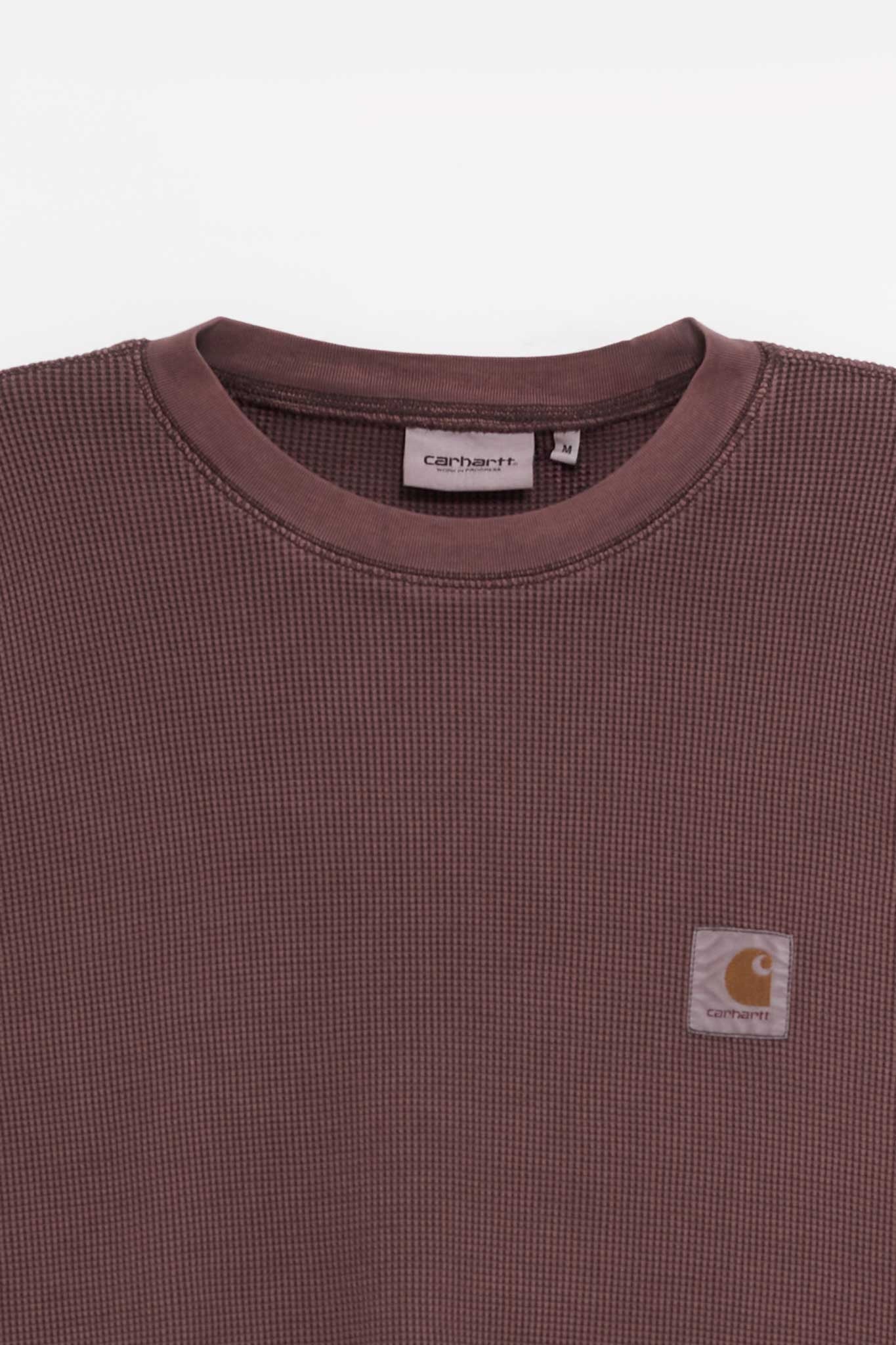 CARHARTT WIP PALISANDER L S VISTA WAFFLE T SHIRT
