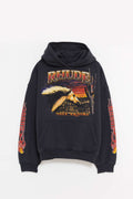 RHUDE VINTAGE BLACK MESA STALLION HOODIE