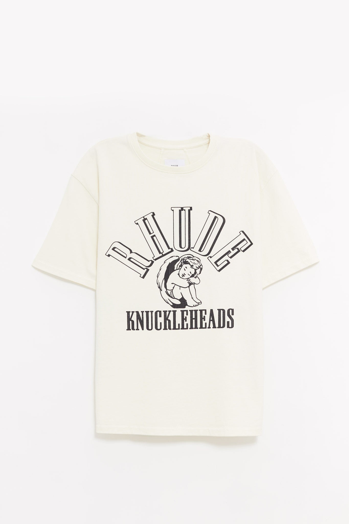 RHUDE VINTAGE WHITE KNUCKLEHEADS T SHIRT