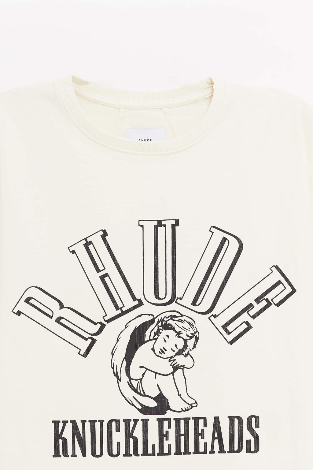 RHUDE VINTAGE WHITE KNUCKLEHEADS T SHIRT
