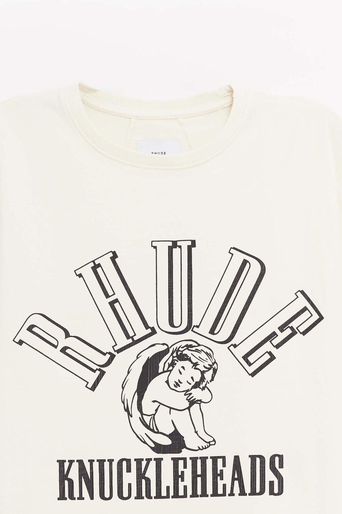 RHUDE VINTAGE WHITE KNUCKLEHEADS T SHIRT