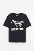 RHUDE VINTAGE BLACK DINERO T SHIRT