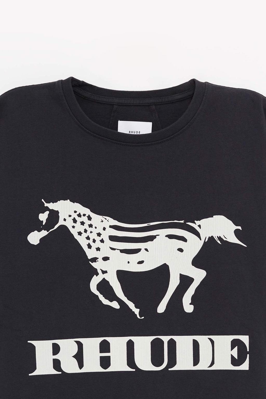 RHUDE VINTAGE BLACK DINERO T SHIRT