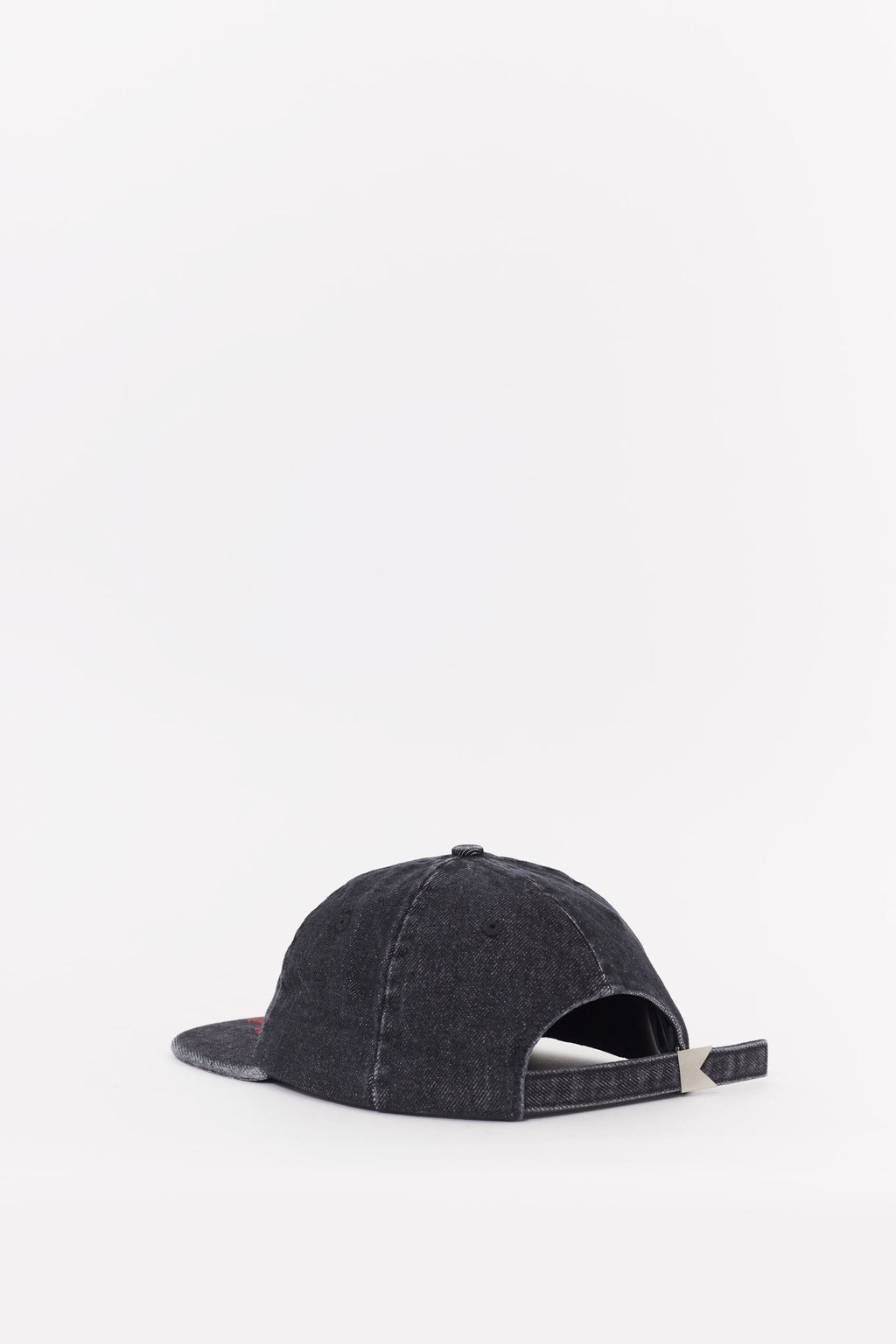 RHUDE AGOURA BLACK ST RHUDE SEAL DENIM CURVED BRIM HAT