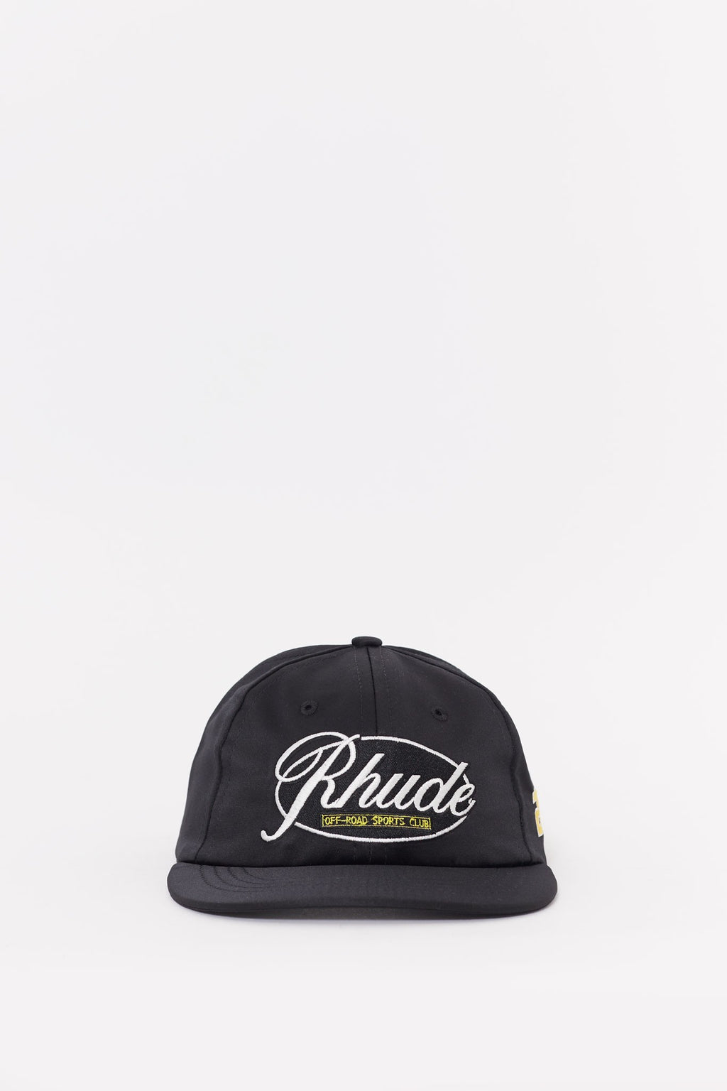 RHUDE BLACK RHUDE SPORTS CLUB CURVED BRIM HAT
