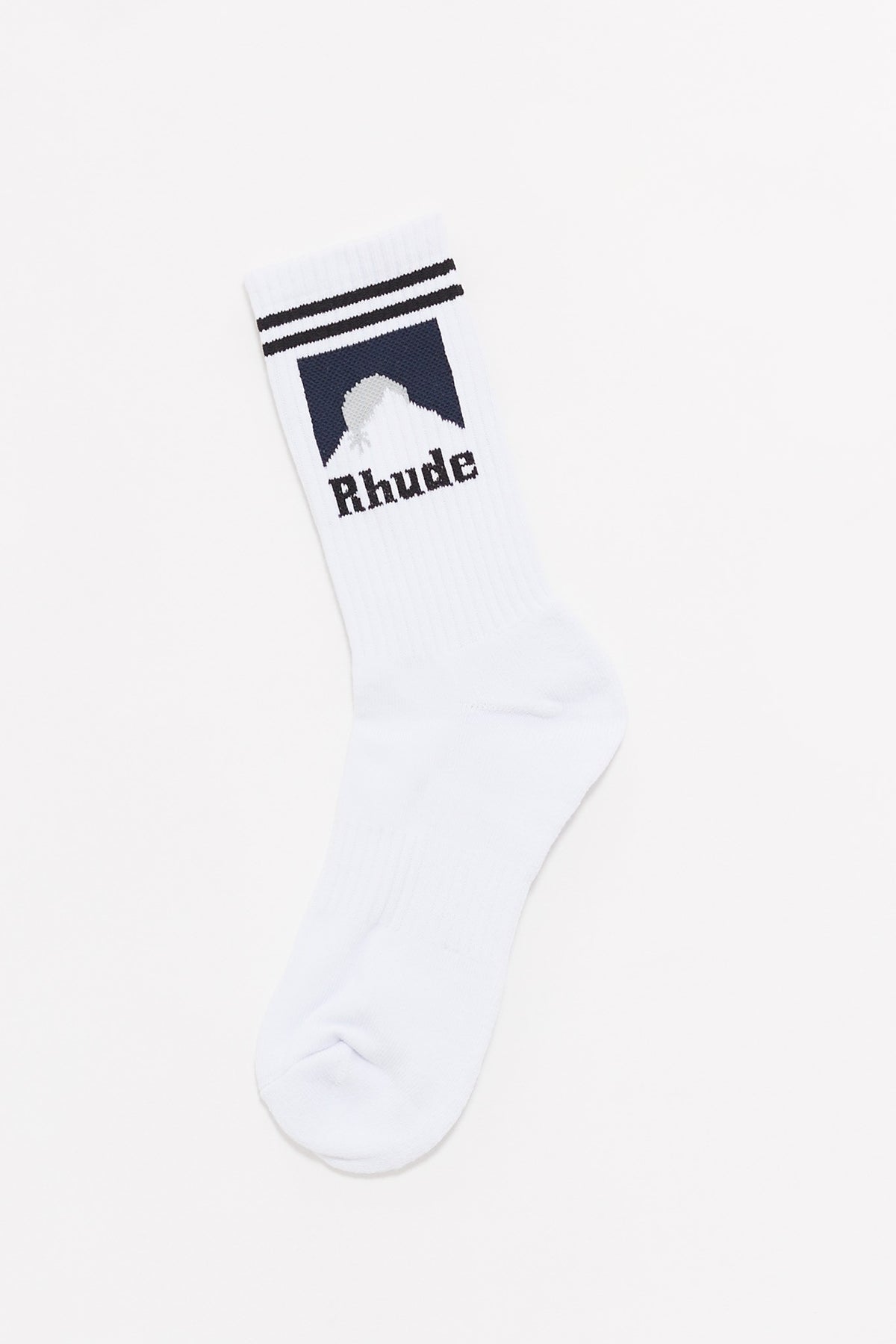 RHUDE WHITE MOONLIGHT SOCKS