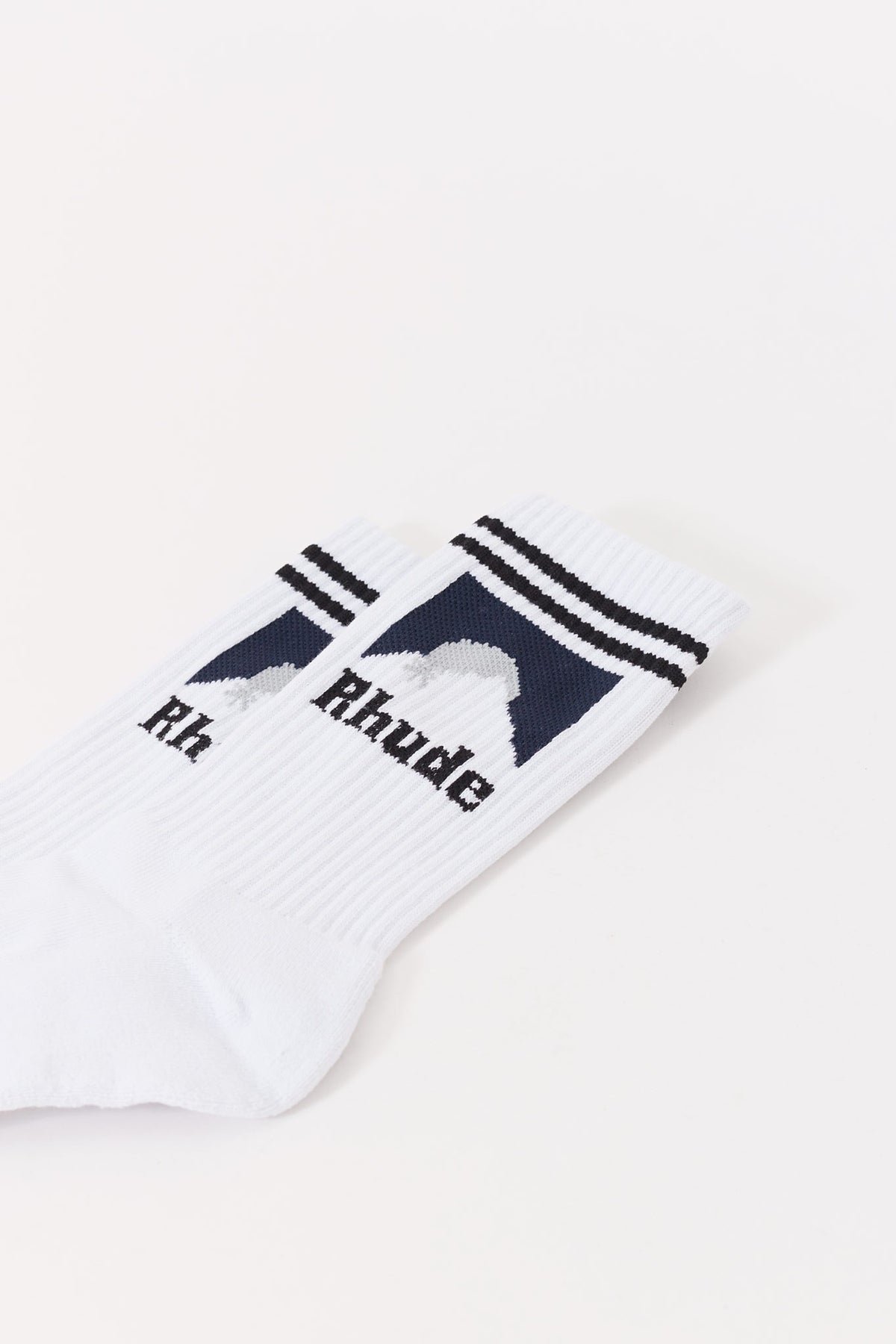 RHUDE WHITE MOONLIGHT SOCKS