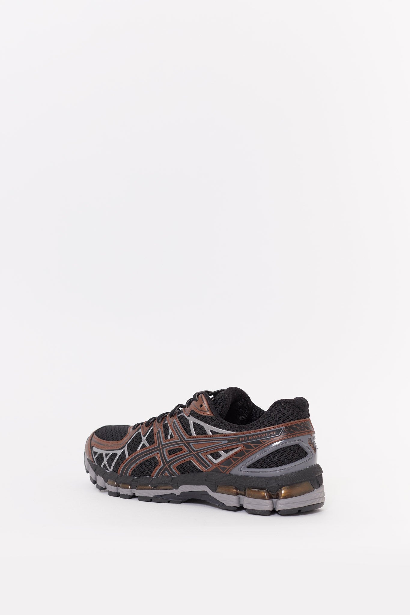 ASICS REDDISH BROWN GEL KAYANO 20 SNEAKERS