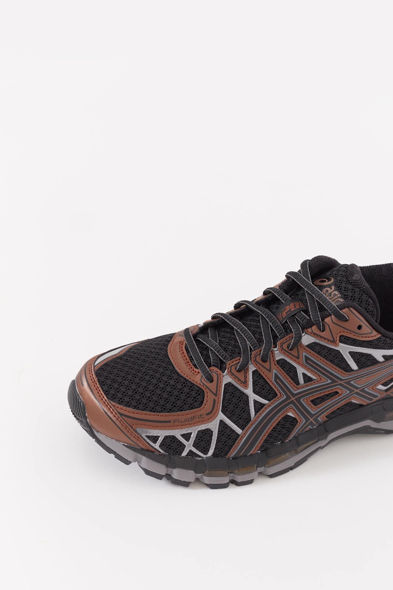 ASICS REDDISH BROWN GEL KAYANO 20 SNEAKERS