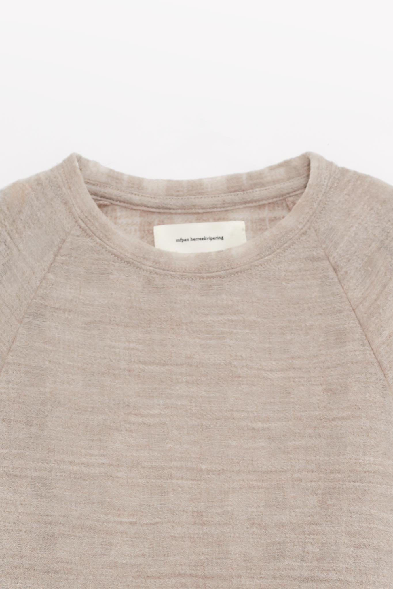 MFPEN BEIGE GAUZE RAGLAN LS T SHIRT