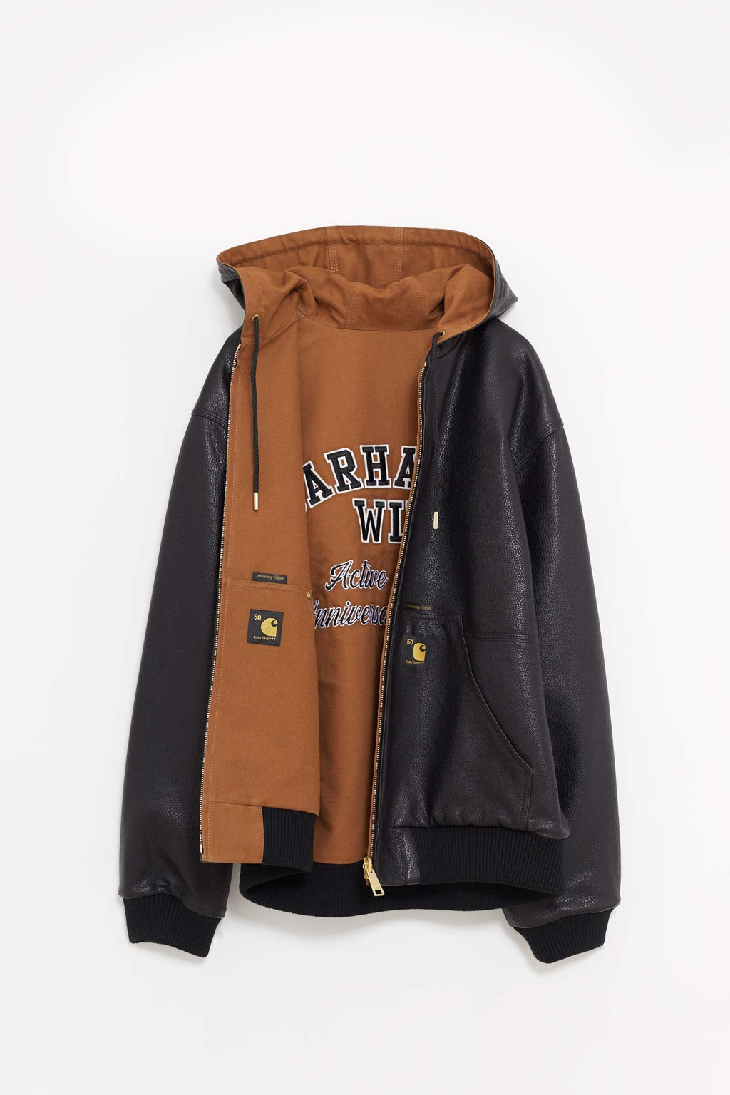 CARHARTT WIP BLACK HAMILTON BROWN OG ACTIVE 50TH ANIVERSARY JACKET