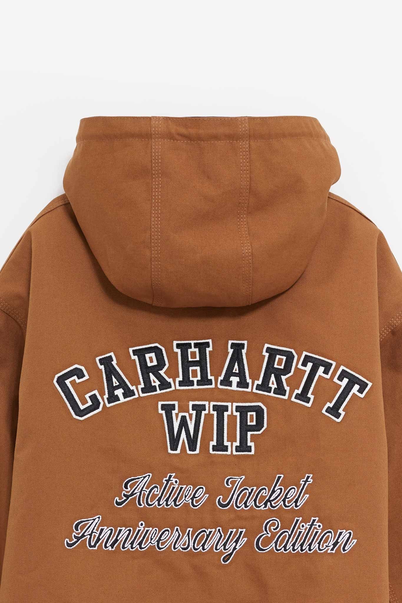 CARHARTT WIP BLACK HAMILTON BROWN OG ACTIVE 50TH ANIVERSARY JACKET